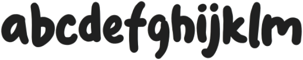 Sweet Candy Regular otf (400) Font LOWERCASE