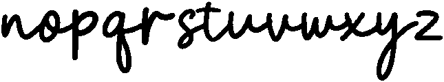Sweet Candy otf (400) Font LOWERCASE