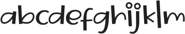 Sweet Choco otf (400) Font LOWERCASE