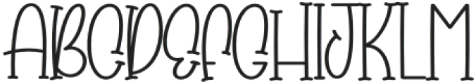 Sweet Chocolate Regular otf (400) Font UPPERCASE