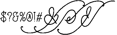 Sweet Couple otf (400) Font OTHER CHARS