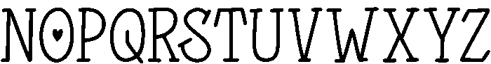 Sweet Couple otf (400) Font UPPERCASE