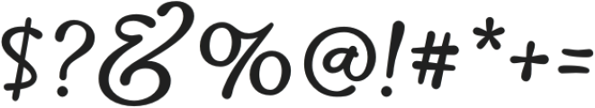 Sweet Croosh Regular otf (400) Font OTHER CHARS