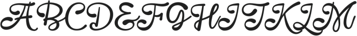 Sweet Croosh Regular otf (400) Font UPPERCASE