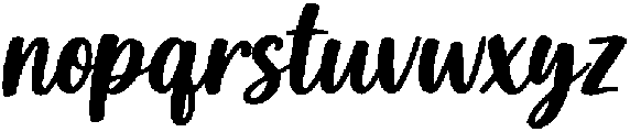 Sweet Daisy Slant otf (400) Font LOWERCASE