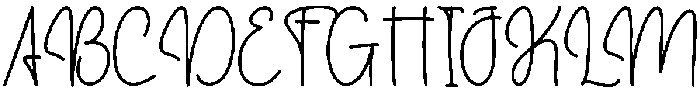Sweet Delicious Regular otf (400) Font UPPERCASE