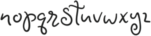 Sweet Disposition Regular otf (400) Font LOWERCASE