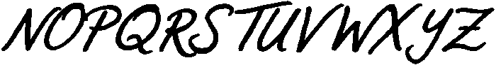 Sweet Friday Thing Bold Oblique Script otf (100) Font UPPERCASE