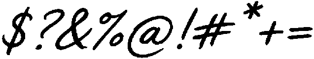Sweet Friday Thing Medium Oblique Caps otf (100) Font OTHER CHARS