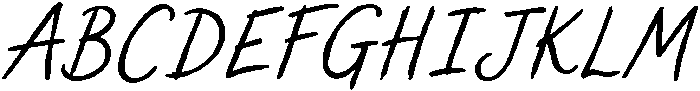 Sweet Friday Thing Medium Oblique Caps otf (100) Font
