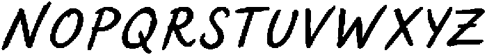 Sweet Friday Thing Medium Oblique Caps otf (100) Font LOWERCASE