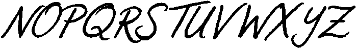 Sweet Friday Thing Medium Oblique Script otf (100) Font UPPERCASE