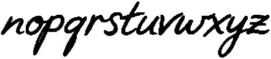 Sweet Friday Thing Medium Oblique Script otf (100) Font LOWERCASE