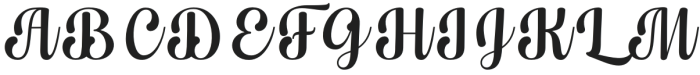 Sweet Handmade Regular otf (400) Font UPPERCASE