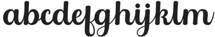 Sweet Handmade Regular otf (400) Font LOWERCASE