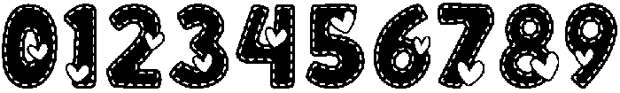 Sweet Heart Regular otf (400) Font OTHER CHARS