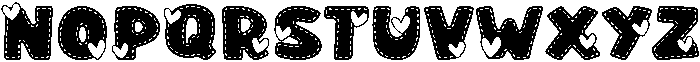 Sweet Heart Regular otf (400) Font UPPERCASE