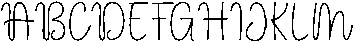 Sweet Heart Regular otf (400) Font UPPERCASE