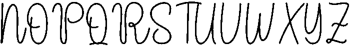 Sweet Heart Regular otf (400) Font UPPERCASE