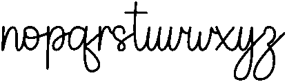 Sweet Heart Regular otf (400) Font LOWERCASE