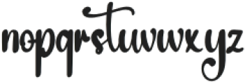 Sweet January Regular otf (400) Font LOWERCASE