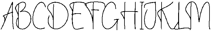 Sweet Kimberly Regular otf (400) Font UPPERCASE