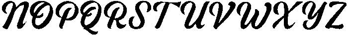 Sweet Magnolia Regular otf (400) Font UPPERCASE
