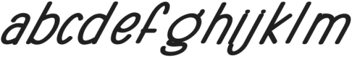 Sweet Mango Italic Bold Regular otf (700) Font LOWERCASE