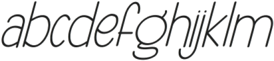 Sweet Mango Italic Regular otf (400) Font LOWERCASE