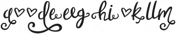 Sweet Nothings Alternates otf (100) Font LOWERCASE