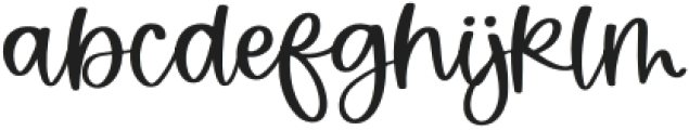 Sweet Pumpkin Regular otf (400) Font LOWERCASE