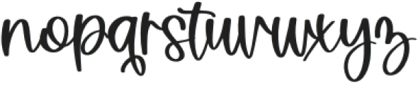 Sweet Pumpkin Regular otf (400) Font LOWERCASE