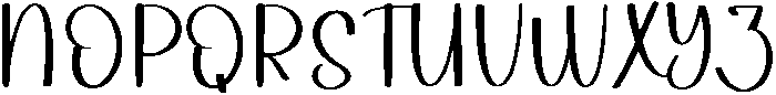 Sweet Regular otf (400) Font UPPERCASE