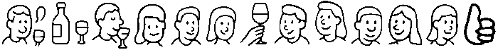 Sweet Roast Line art otf (400) Font UPPERCASE