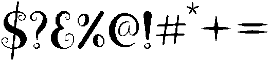 Sweet Swirl Regular otf (400) Font OTHER CHARS