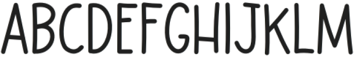 Sweet Tangerine Regular otf (400) Font LOWERCASE