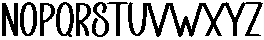 Sweet Winter Regular otf (400) Font UPPERCASE