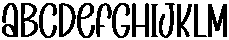 Sweet Winter Regular otf (400) FONT