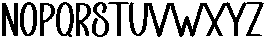 Sweet Winter Regular otf (400) Font LOWERCASE