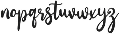 Sweet berlin Regular otf (400) Font LOWERCASE