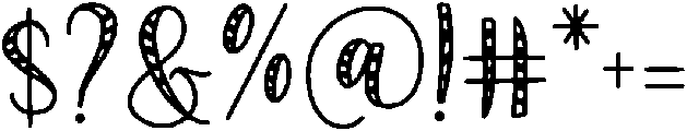 Sweet candy otf (400) Font OTHER CHARS