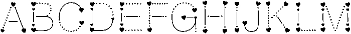 SweetHeart otf (400) Font UPPERCASE