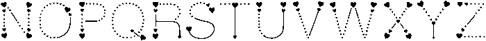 SweetHeart otf (400) Font UPPERCASE