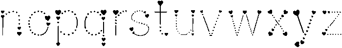 SweetHeart otf (400) Font LOWERCASE