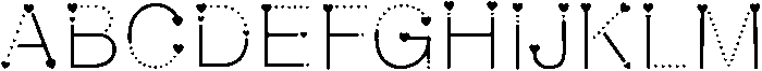SweetLove otf (400) Font UPPERCASE