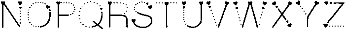 SweetLove otf (400) Font UPPERCASE