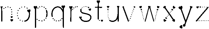 SweetLove otf (400) Font LOWERCASE