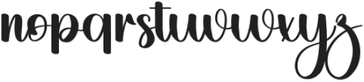 Sweetday Regular otf (400) Font LOWERCASE