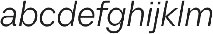 Sweetext Light Italic otf (300) Font LOWERCASE