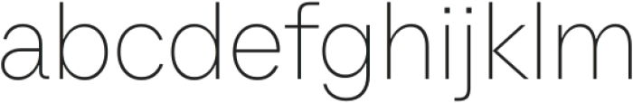 Sweetext Thin otf (100) Font LOWERCASE